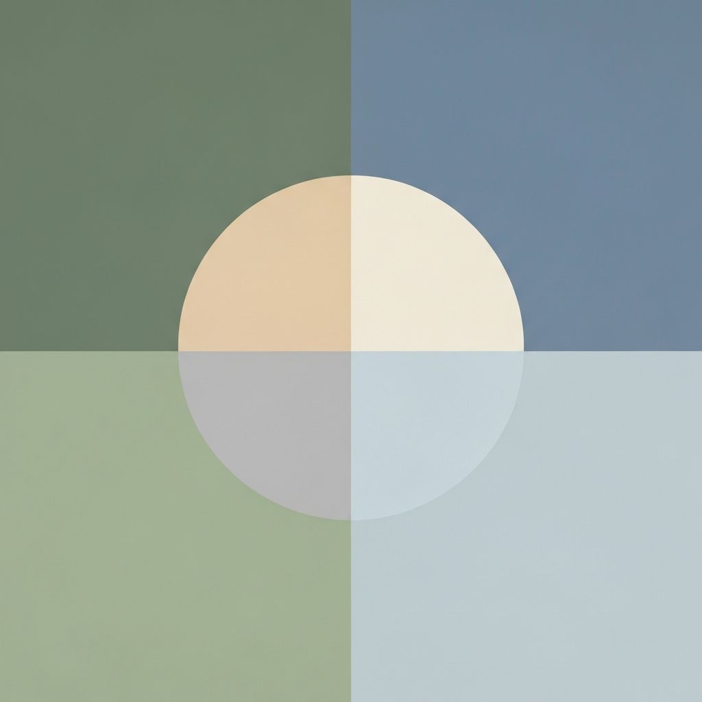 Abstract concept of balance and wellness